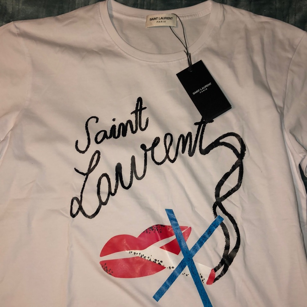 Saint Laurent Smoke Tee